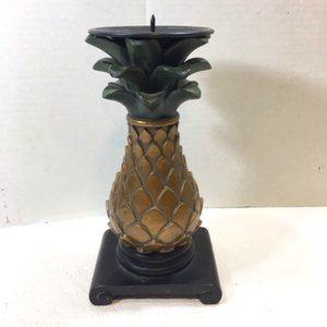 Charleston Pineapple Candle Holder Sturdy 8.5" Tall